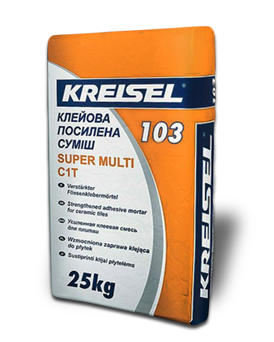 Клей для плитки Kreisel SUPER-MULTI 103 25 кг